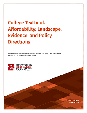 College textbook affordability: Landscape, evidence, and policy directions