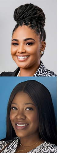 two professional headshots