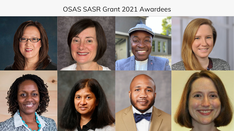 OSAS SASR Grant 2021 Awardee Headshots